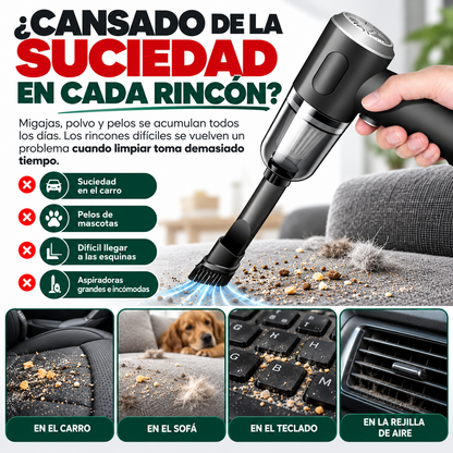 Aspiradora de Mano 3 en 1 Recargable y Portátil